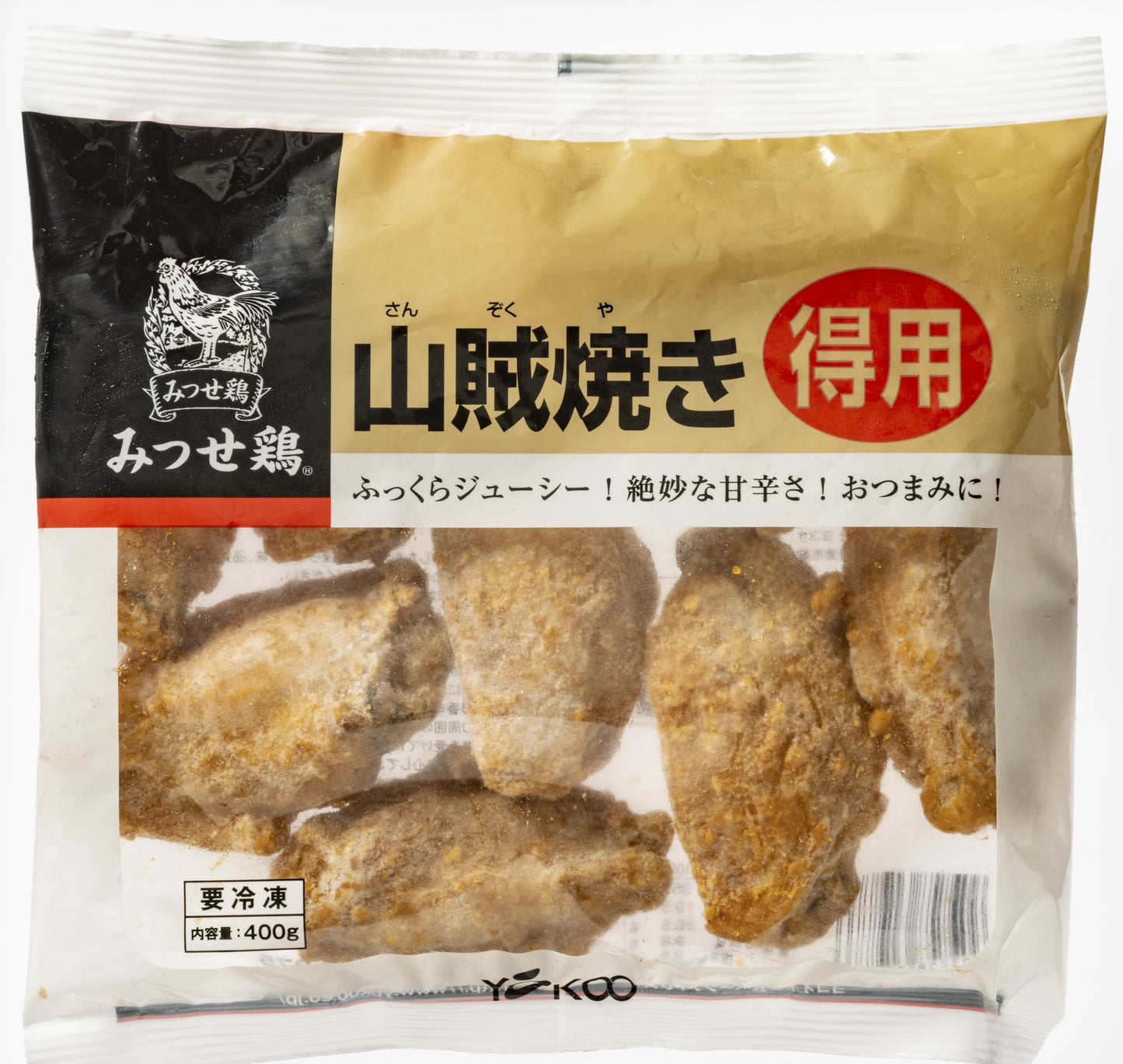 【冷凍】みつせ鶏 山賊焼き(400g) 1袋
