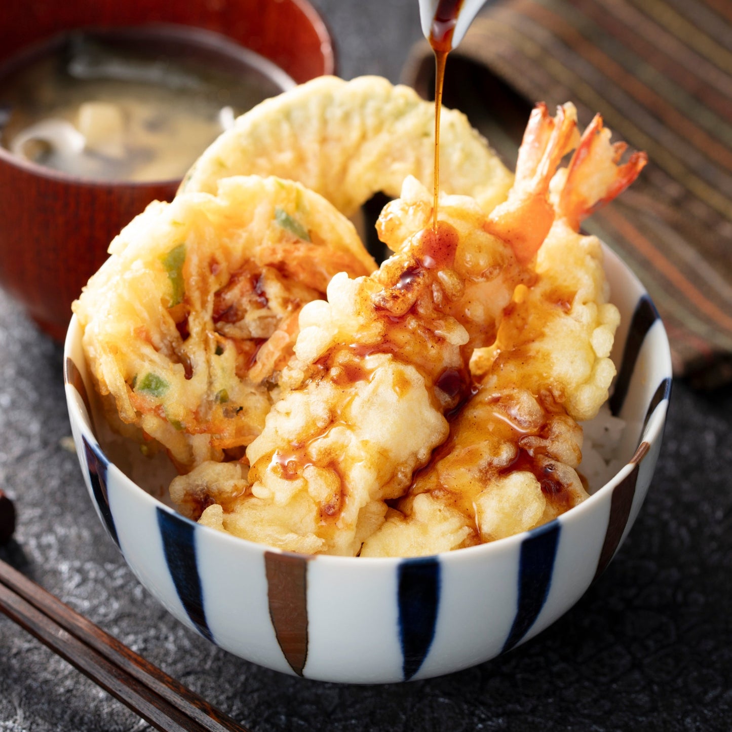 【冷凍】レンジで簡単!海老天丼の具(4食セット)